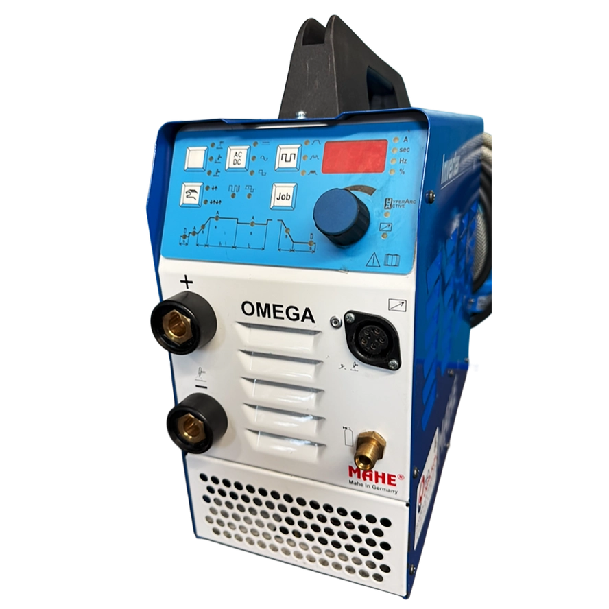 Occasion MAHE Omega 170 AC/DC – Profi WIG/TIG Schweißgerät (Alu, Edelstahl, Stahl) / 230V